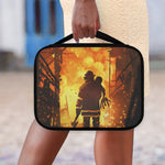 Brave Firefighter Painting Print Classic Bible Case