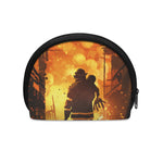 Brave Firefighter Painting Print Coin Purse