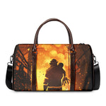 Brave Firefighter Painting Print Duffle Bag