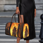 Brave Firefighter Painting Print Duffle Bag
