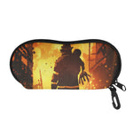 Brave Firefighter Painting Print Glasses Case