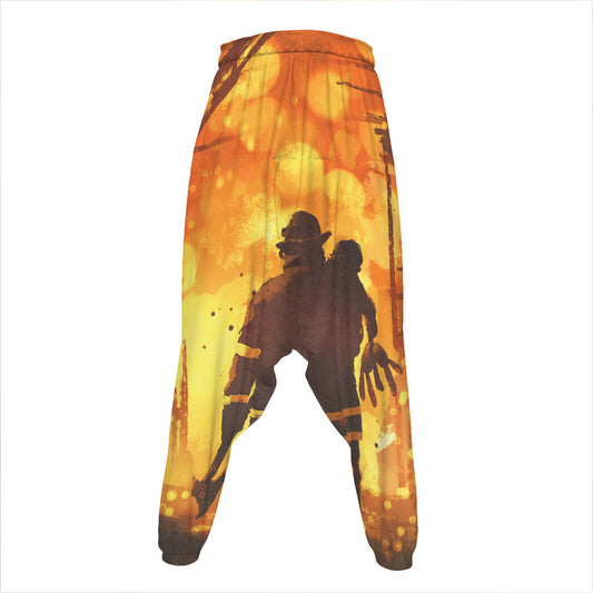 Brave Firefighter Painting Print Hammer Pants