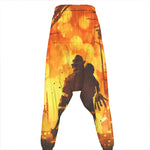 Brave Firefighter Painting Print Hammer Pants