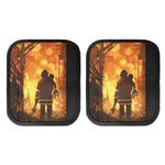 Brave Firefighter Painting Print Handle Covers