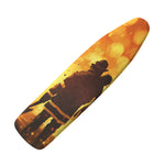 Brave Firefighter Painting Print Ironing Board Cover