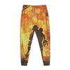 Brave Firefighter Painting Print Jogger Pants