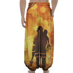 Brave Firefighter Painting Print Lantern Pants