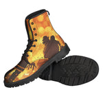 Brave Firefighter Painting Print Backpack