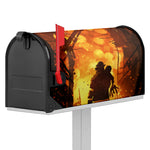 Brave Firefighter Painting Print Mailbox Cover