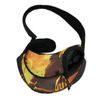 Brave Firefighter Painting Print Pet Sling Carrier
