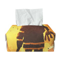 Brave Firefighter Painting Print Rectangle Tissue Box Cover