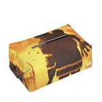 Brave Firefighter Painting Print Rectangle Tissue Box Cover