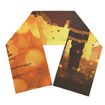 Brave Firefighter Painting Print Scarf