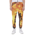 Brave Firefighter Painting Print Joggers