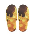 Brave Firefighter Painting Print Slippers