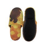 Brave Firefighter Painting Print Slippers