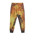 Brave Firefighter Painting Print Sweatpants