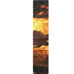 Brave Firefighter Painting Print Table Runner