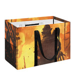 Brave Firefighter Painting Print Utility Tote Bag