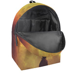 Brave Firefighter With Axe Print Backpack