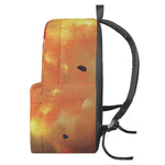 Brave Firefighter With Axe Print Backpack