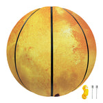 Brave Firefighter With Axe Print Basketball