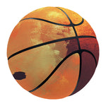 Brave Firefighter With Axe Print Basketball