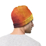 Brave Firefighter With Axe Print Beanie