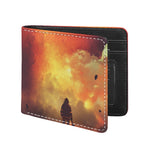 Brave Firefighter With Axe Print Bifold Wallet