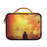 Brave Firefighter With Axe Print Briefcase Bible Bag