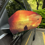 Brave Firefighter With Axe Print Car Side Mirror Covers
