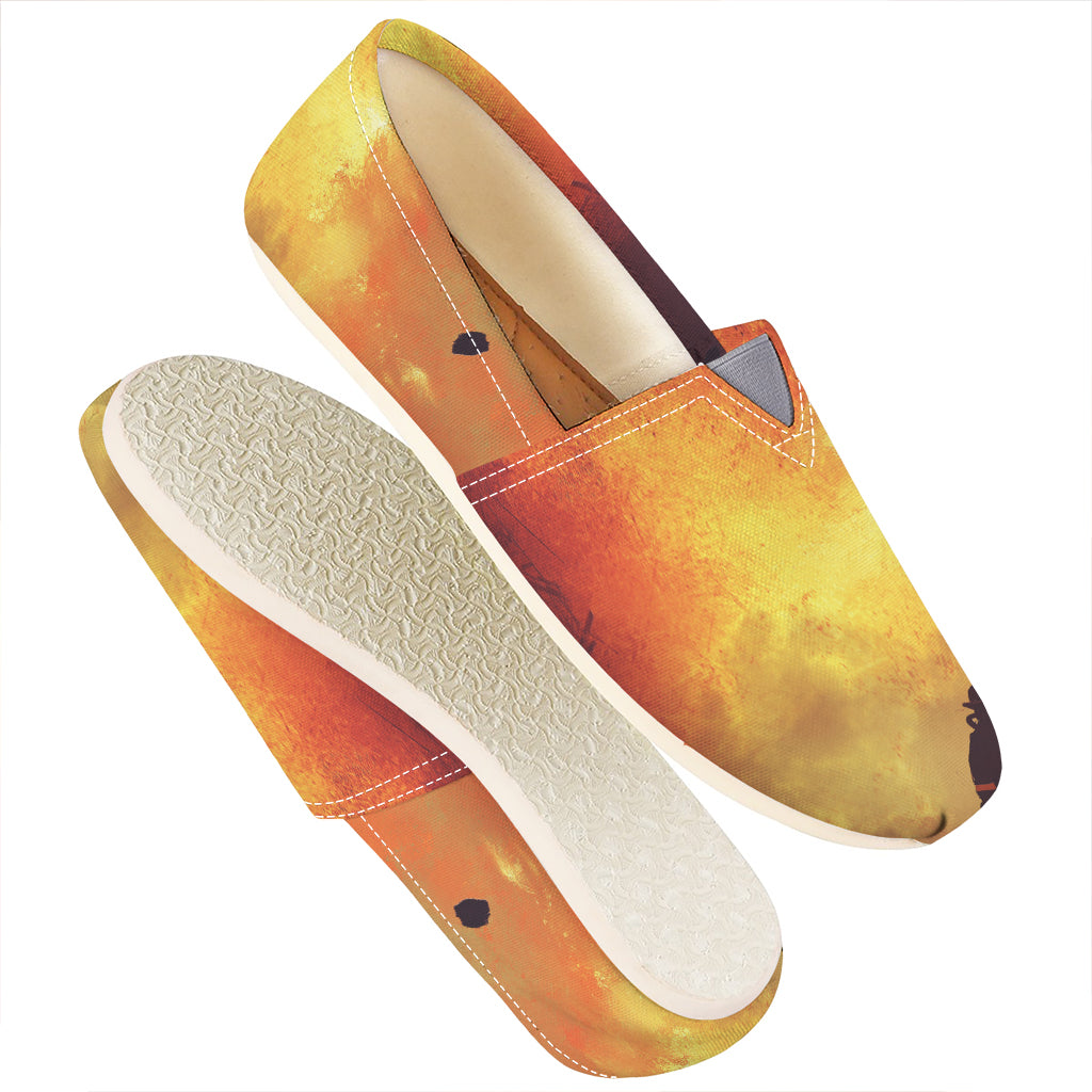 Brave Firefighter With Axe Print Casual Shoes