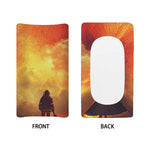 Brave Firefighter With Axe Print Changing Pad Cover