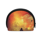 Brave Firefighter With Axe Print Coin Purse