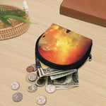 Brave Firefighter With Axe Print Coin Purse