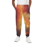 Brave Firefighter With Axe Print Cotton Pants