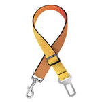 Brave Firefighter With Axe Print Dog Seat Belt