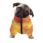 Brave Firefighter With Axe Print Dog Zip Up Jacket