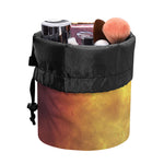 Brave Firefighter With Axe Print Drawstring Makeup Bag