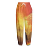 Brave Firefighter With Axe Print Fleece Lined Knit Pants