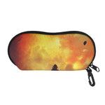 Brave Firefighter With Axe Print Glasses Case