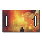 Brave Firefighter With Axe Print Golf Cart Seat Cover