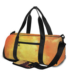 Brave Firefighter With Axe Print Gym Bag