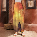 Brave Firefighter With Axe Print Harem Pants