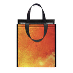 Brave Firefighter With Axe Print Insulated Lunch Tote