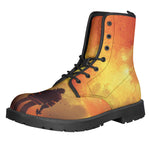 Brave Firefighter With Axe Print Backpack