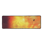 Brave Firefighter With Axe Print Long Kitchen Mat