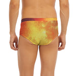 Brave Firefighter With Axe Print Men's Briefs