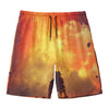 Brave Firefighter With Axe Print Men's Swim Trunks