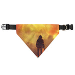 Brave Firefighter With Axe Print Over The Collar Dog Bandana